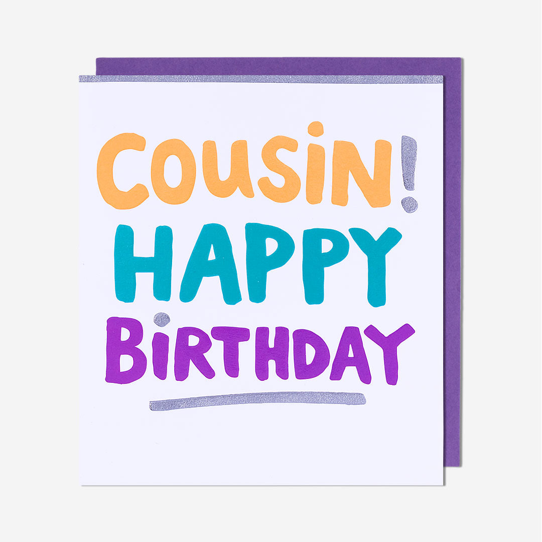Happy Birthday Cousin Birthday Card