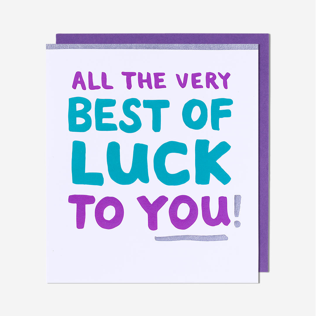 All The Very Best of Luck Card