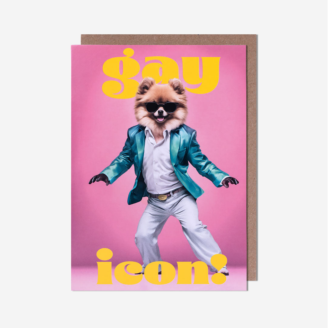 Gay Icon Birthday Card