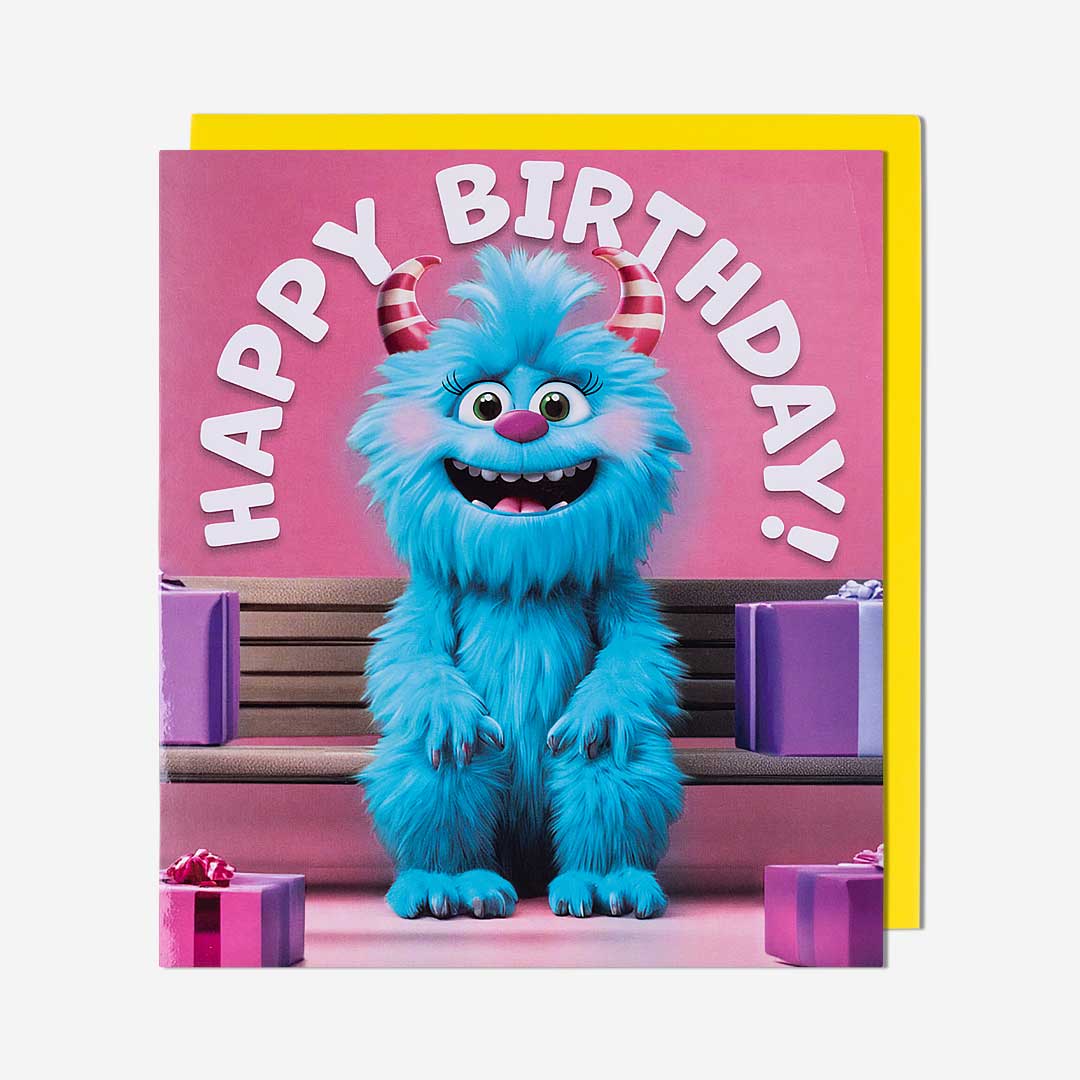 Happy Birthday Monster Birthday Card