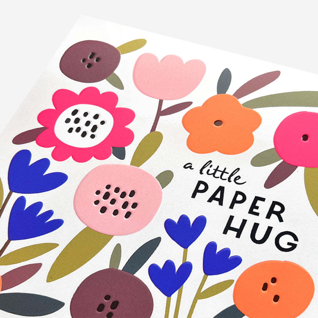 Paper hug floral General Card