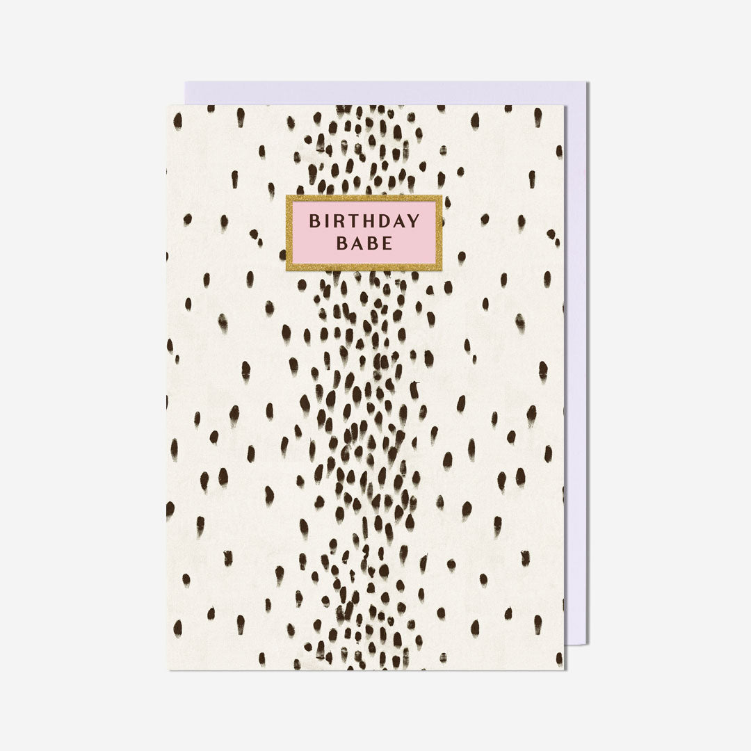 Babe Dalmatian Birthday Card