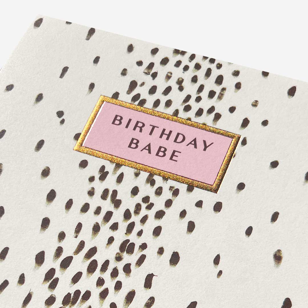 Babe Dalmatian Birthday Card