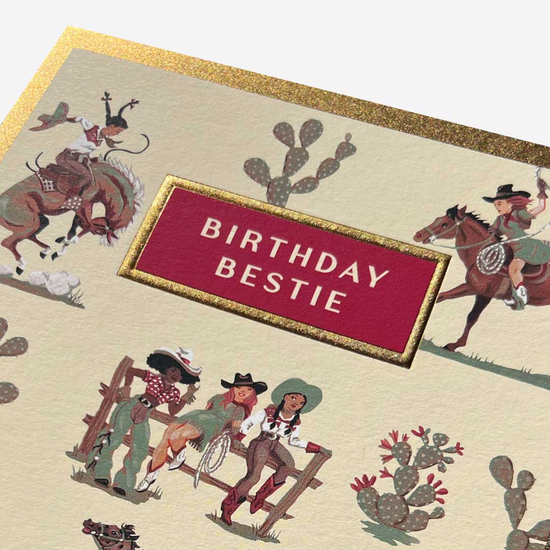 Cowgirls Birthday Card