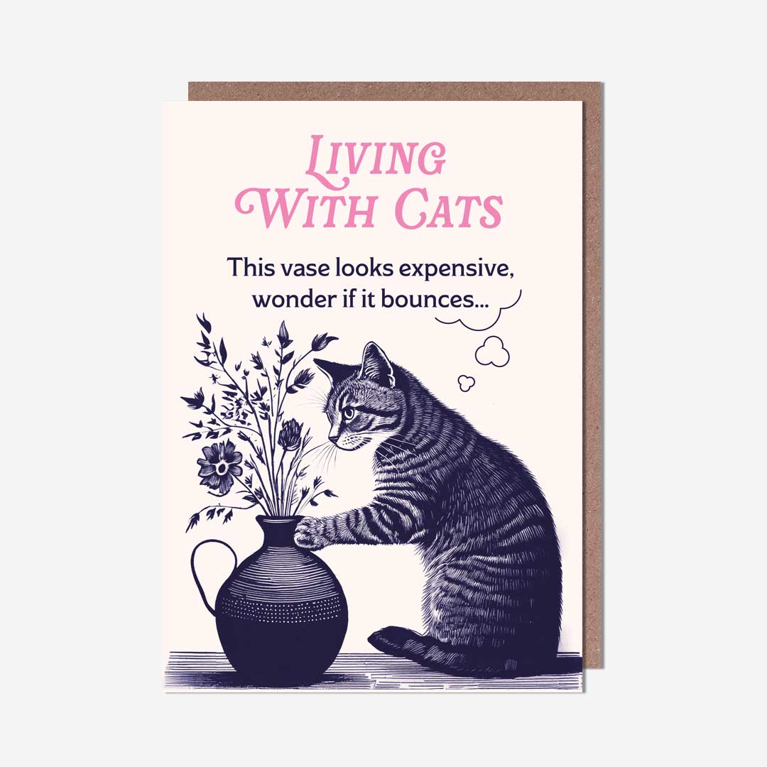 Living With Cats General Card