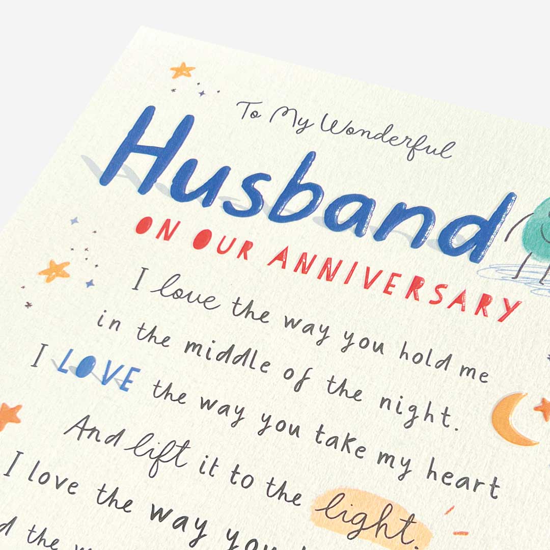 Husband My love, my life, my you Anniversary Husband Card