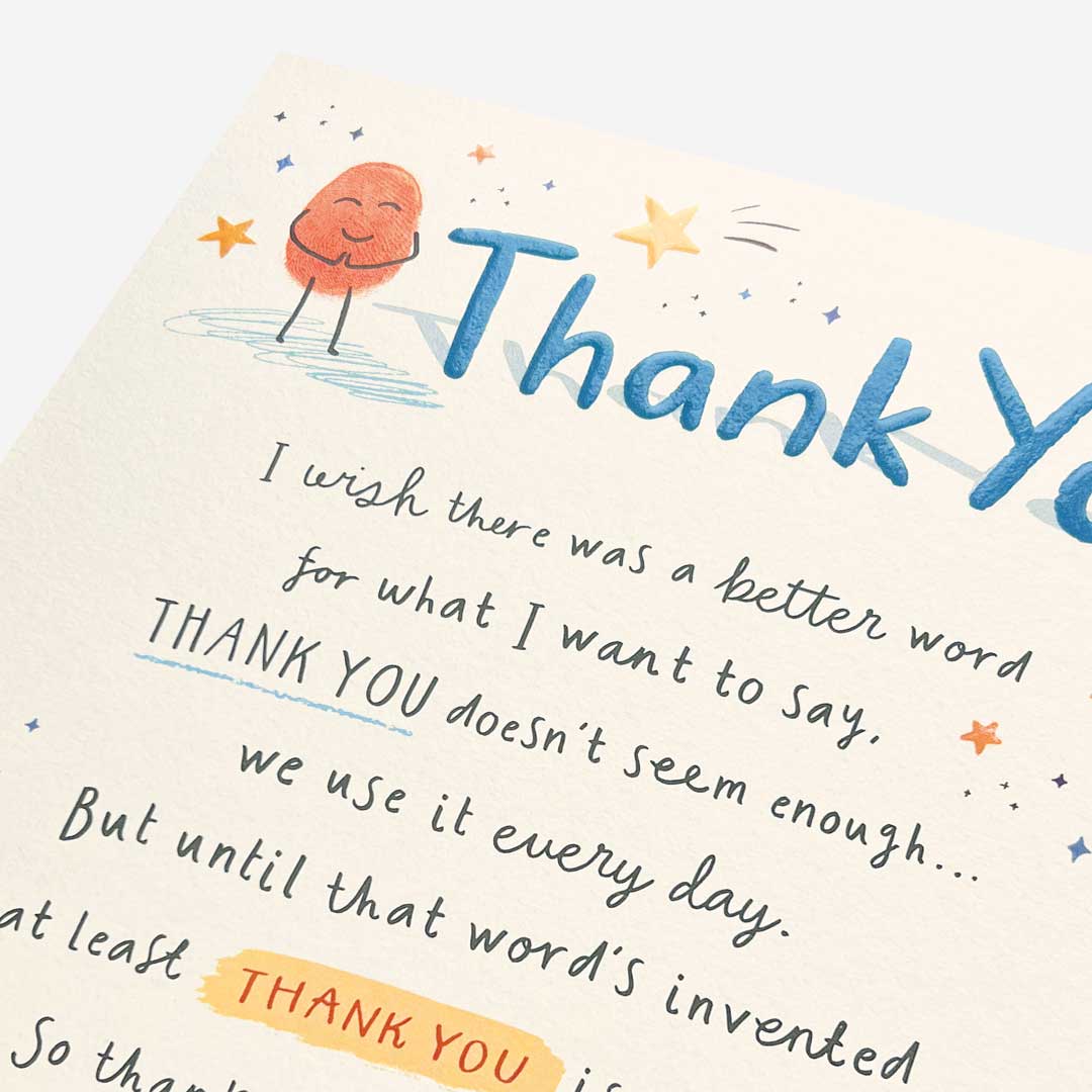 Thank you doesn't seem enough Thank You Card