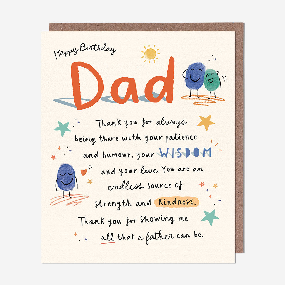 Endless Source Of Strength And Kindness Dad Birthday Card