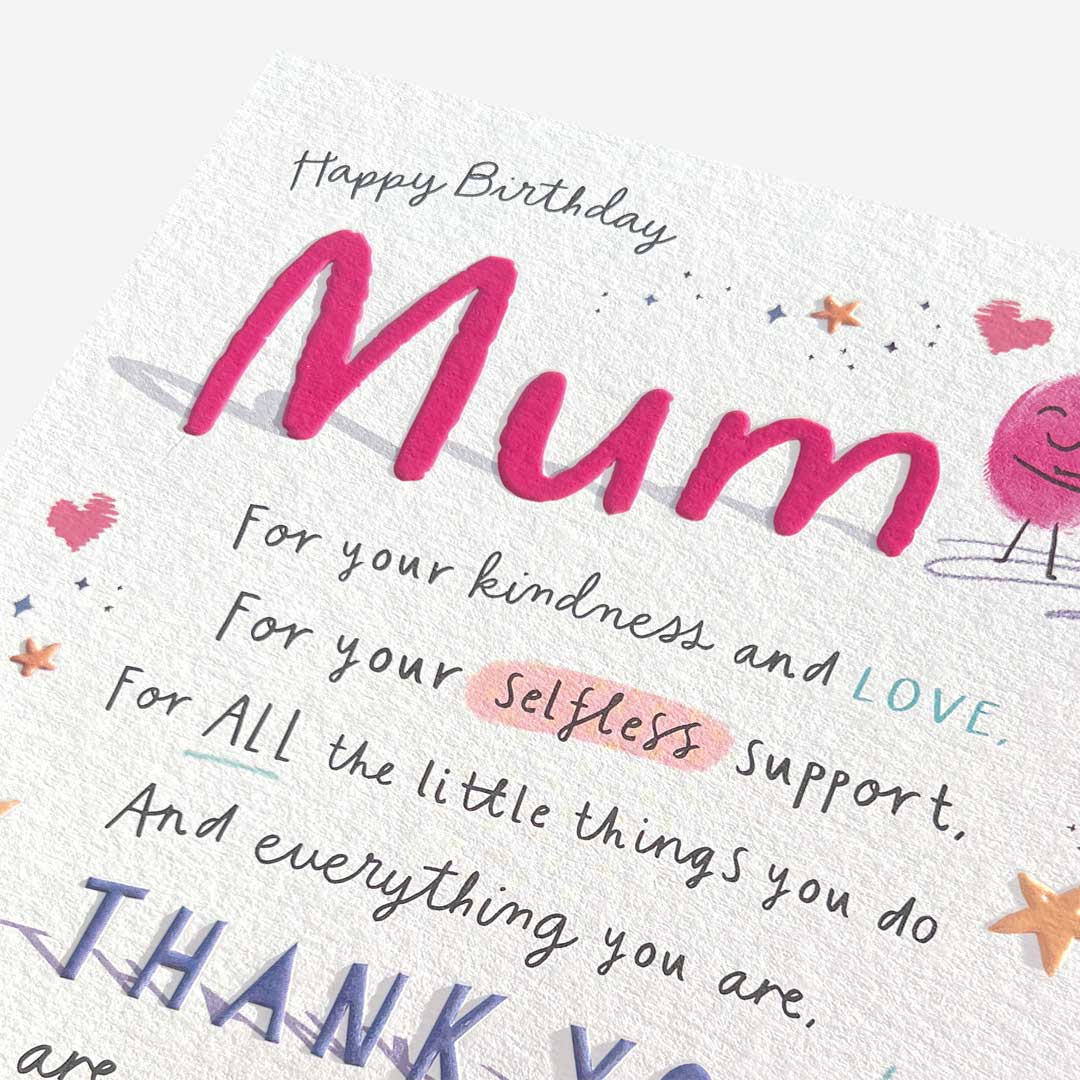Mum all the little things you do Mum Birthday Card