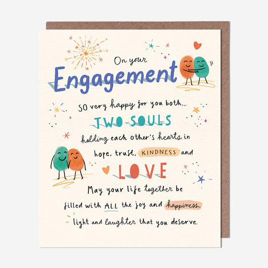 Engagement Two Souls Engagement Card