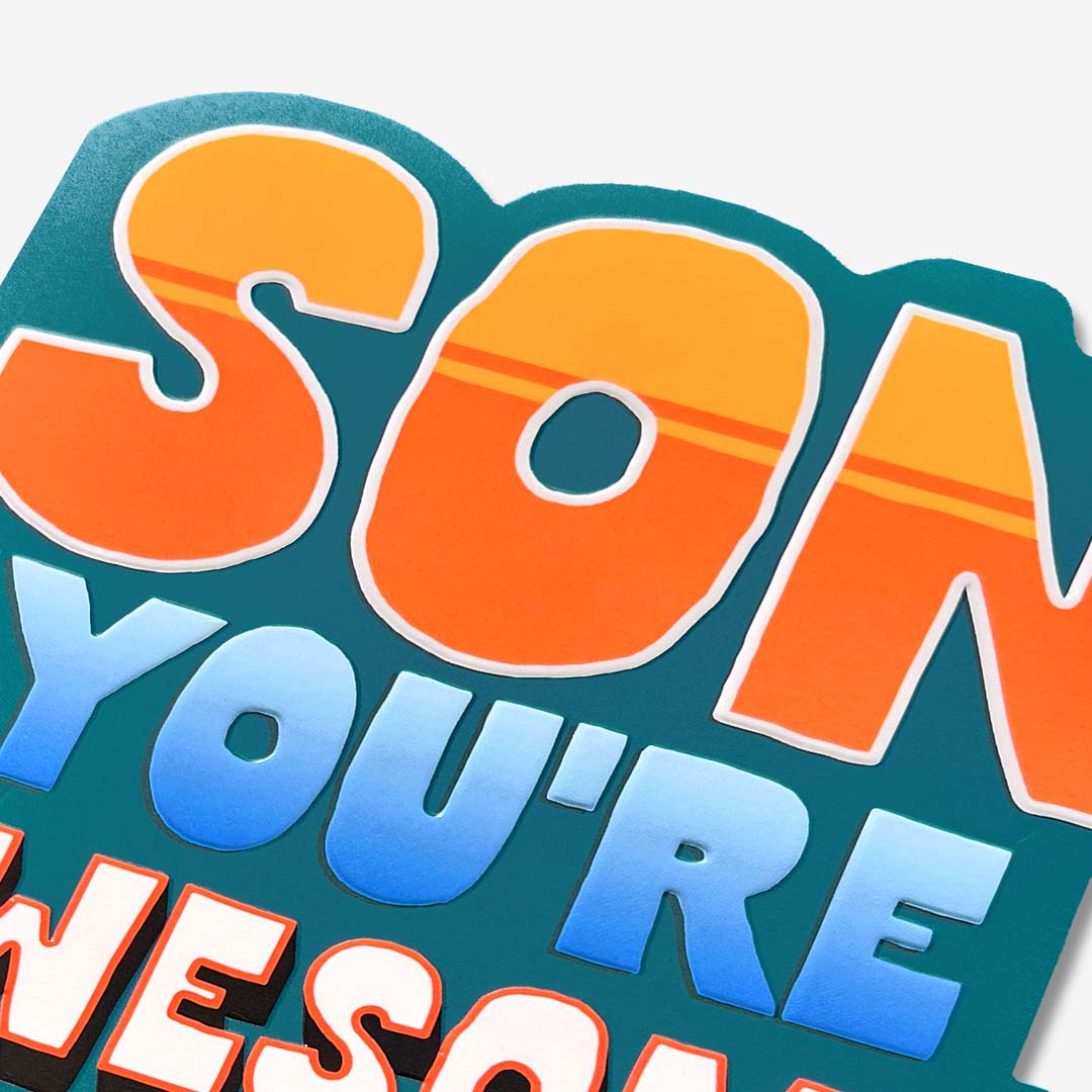 Awesome Son Birthday Card