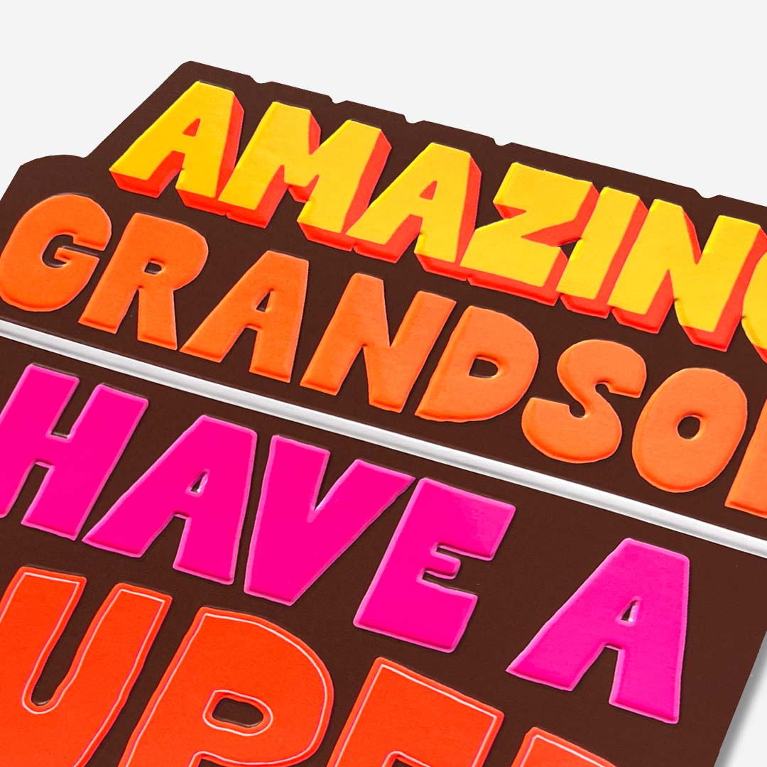 Amazing Grandson Birthday Card