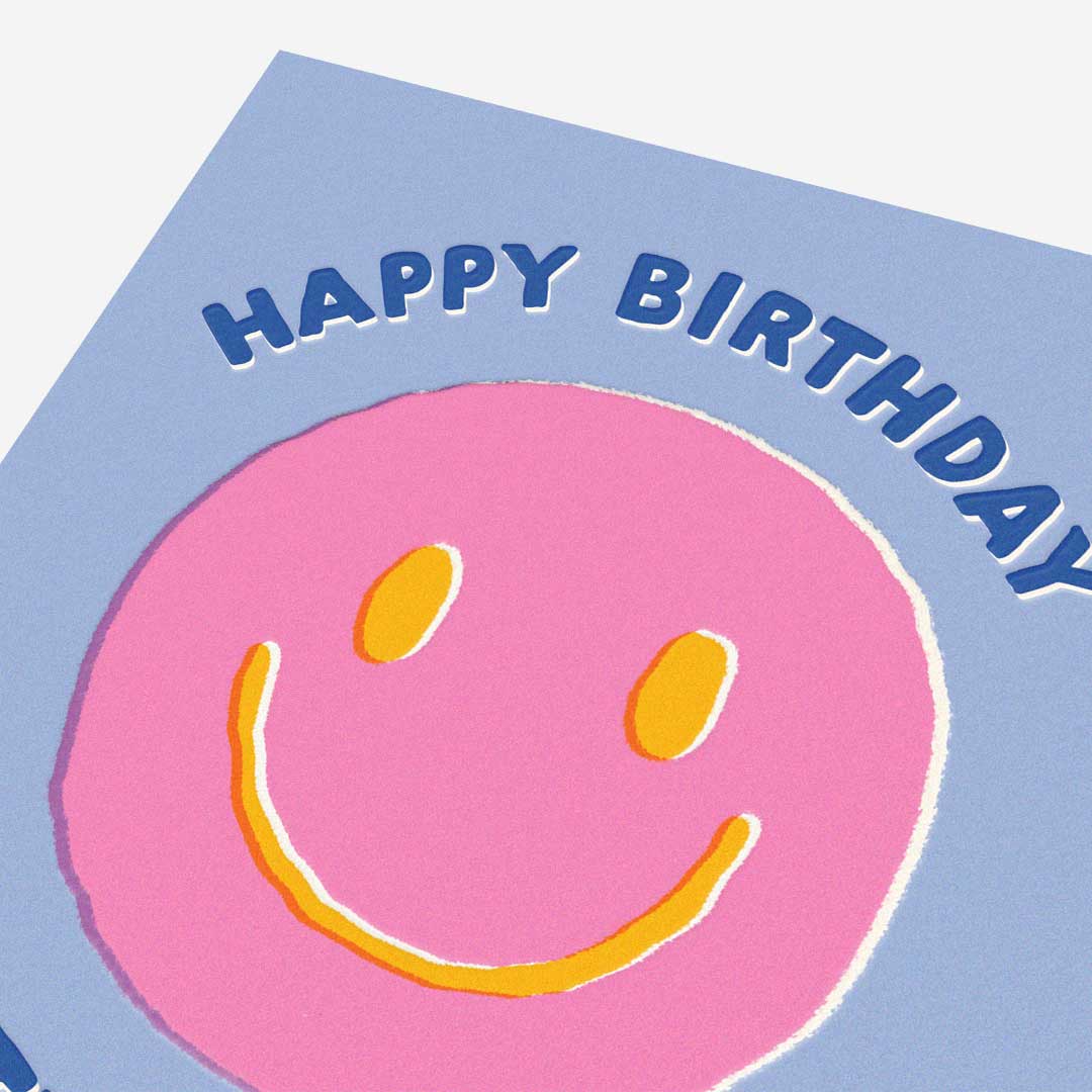 Birthday face smiley