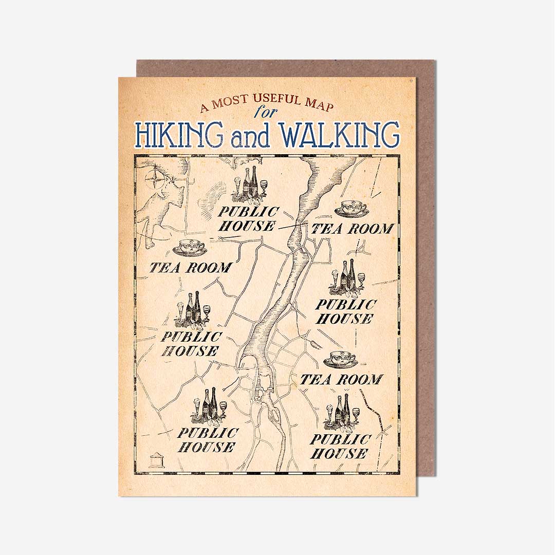 Hiking And Walking General Card