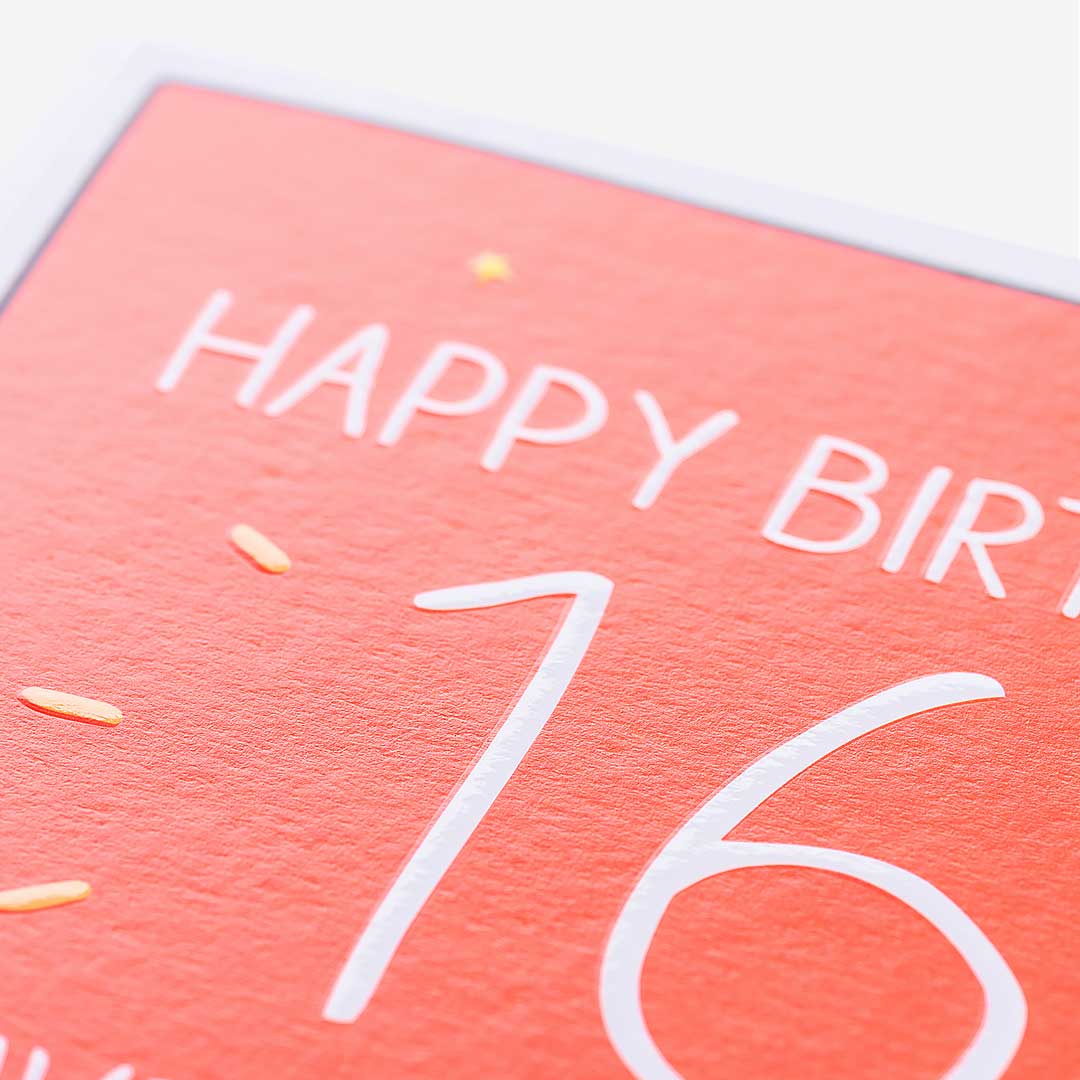 16 Totally Brilliant One 16th Birthday Card