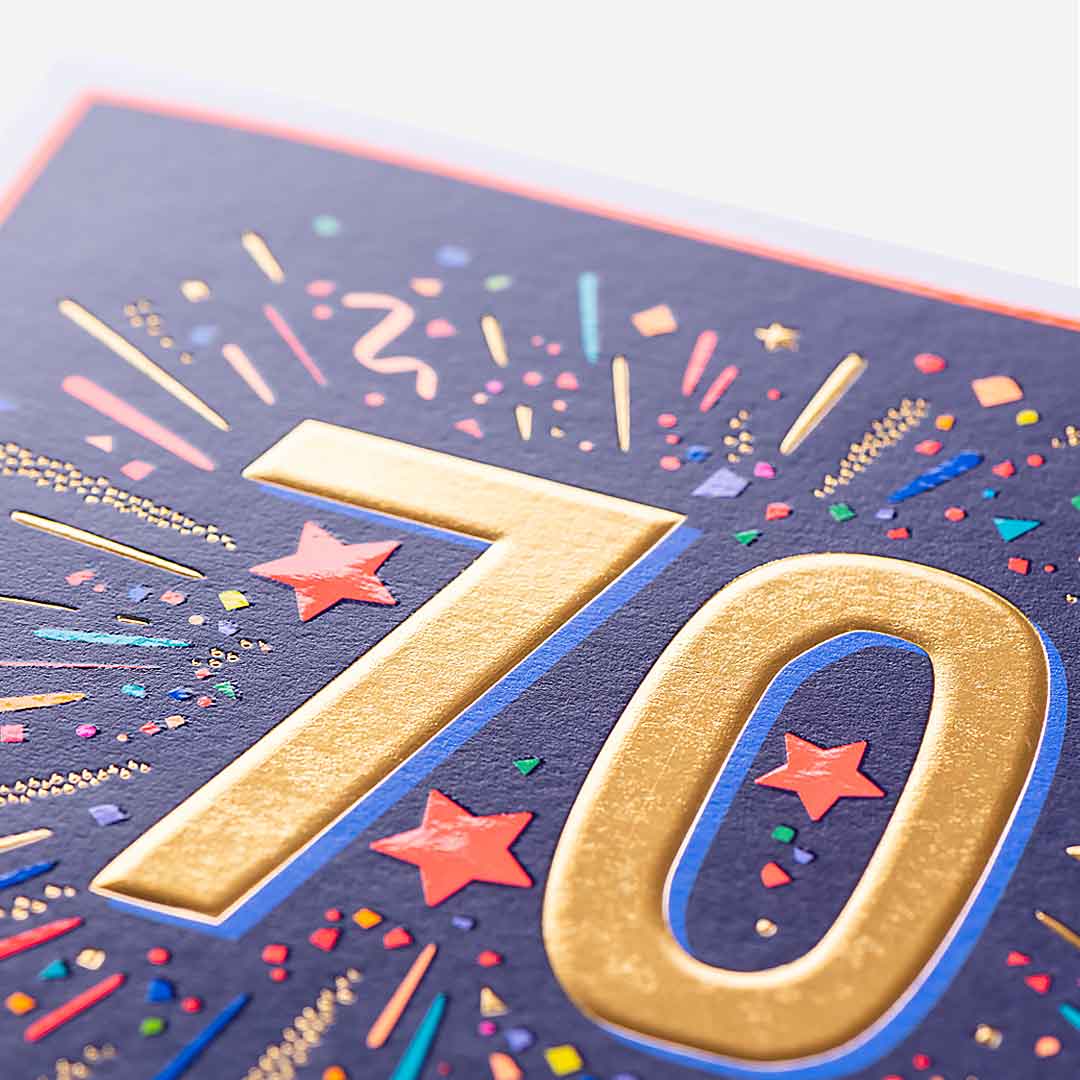 70 Whole Years Sensational You 70th Birthday Card