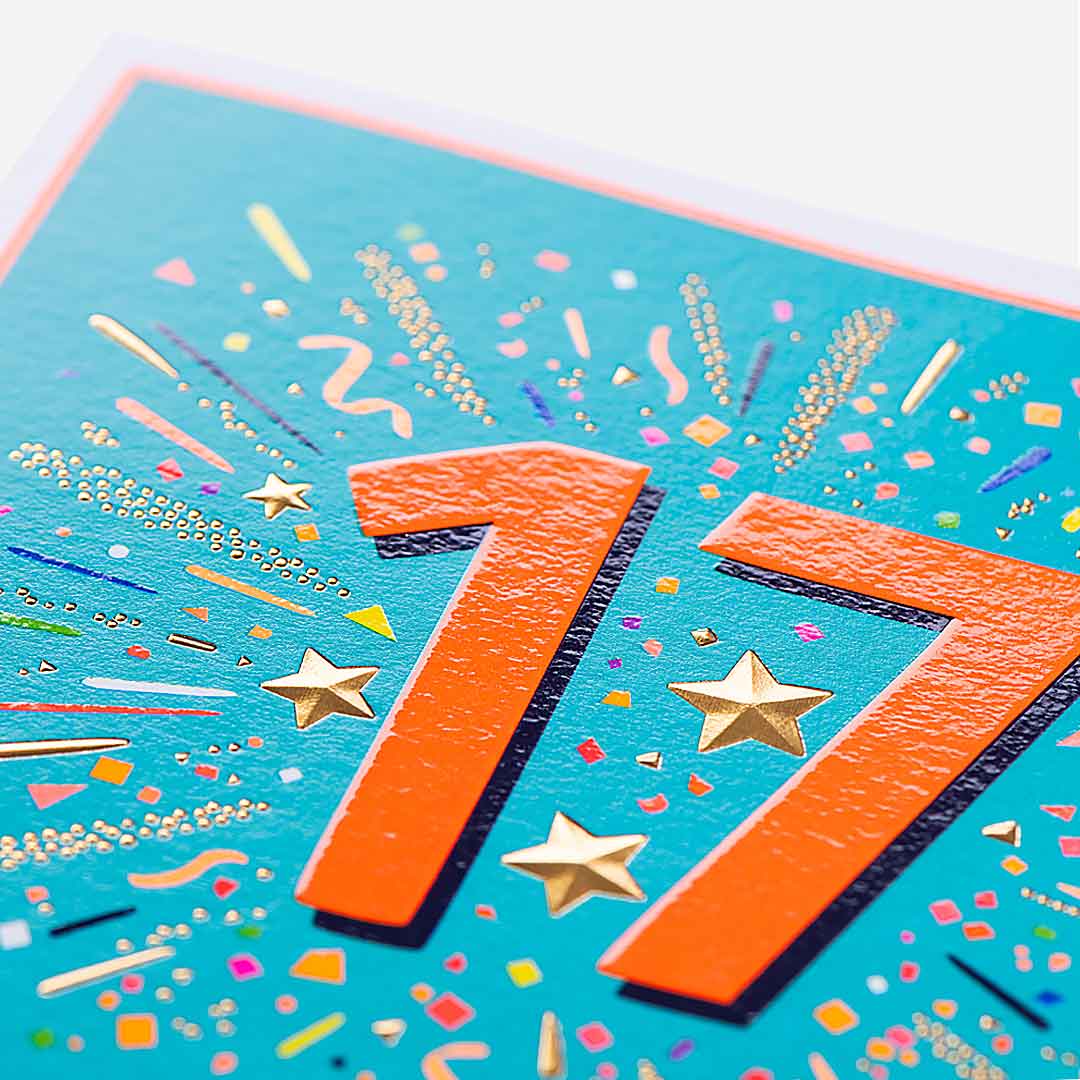 17 A Hugely Happy Birthday 17th Birthday Card