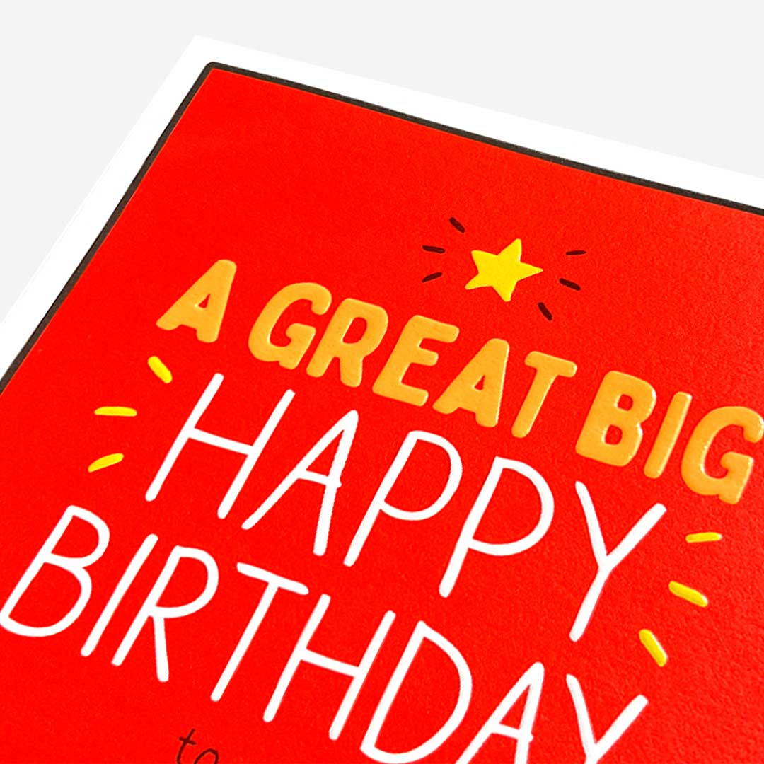 A Great Big Happy Birthday Card