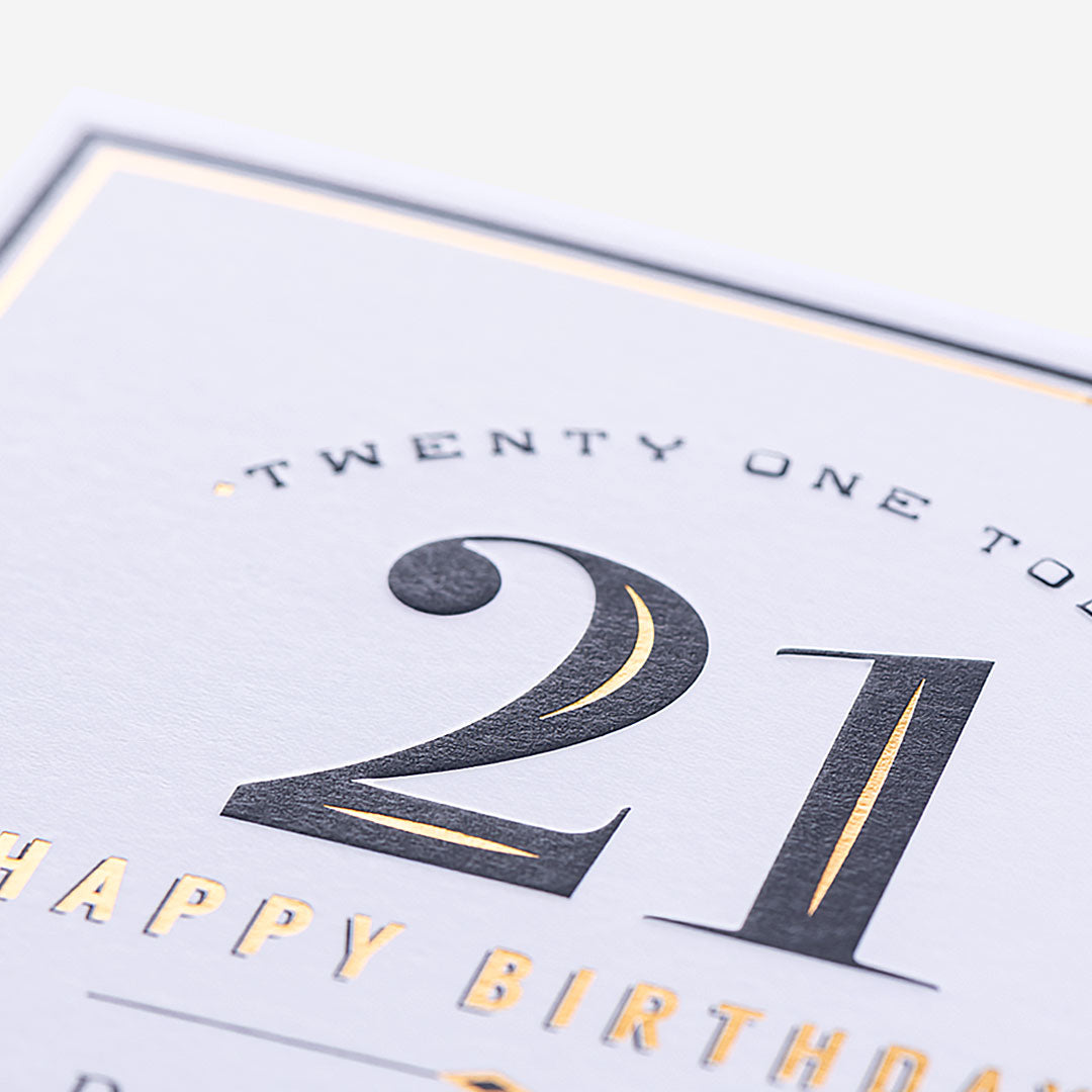 Twenty One Today! Proper Grown Up 21St Birthday Card