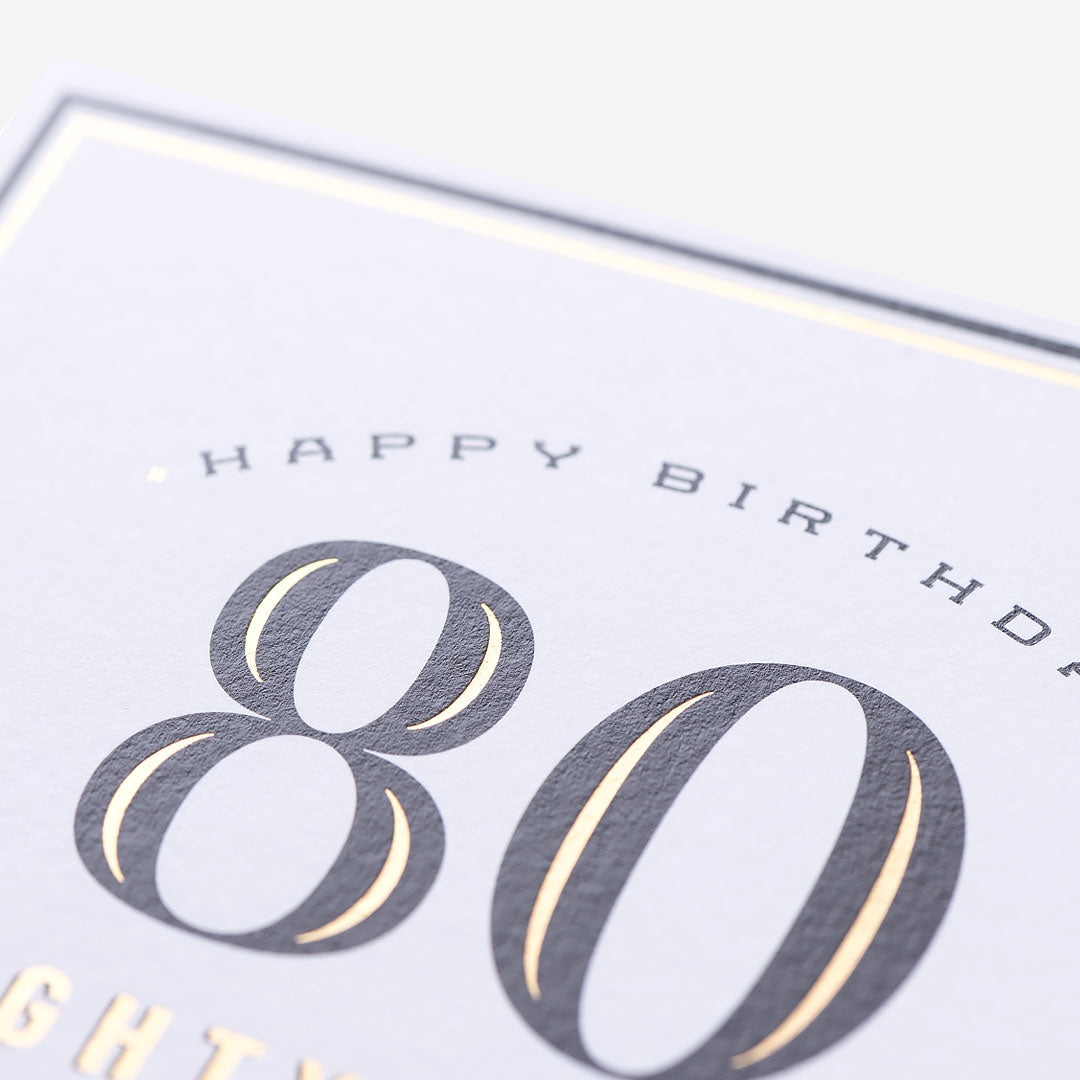 80 Brilliant As Ever! 80th Birthday Card