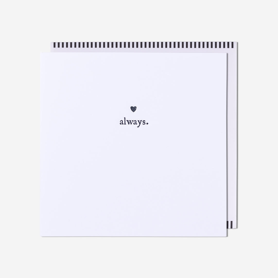 Little Heart Always Our Anniversary Card
