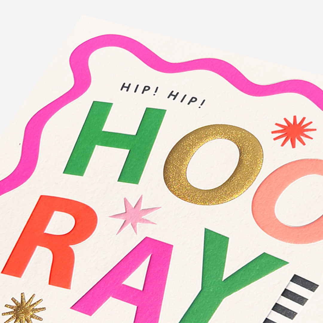 Hip Hip Hooray! Birthday Card