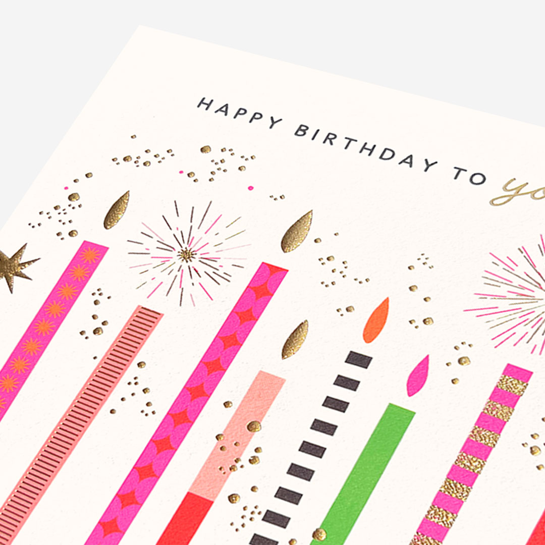 Birthday candles Birthday Card