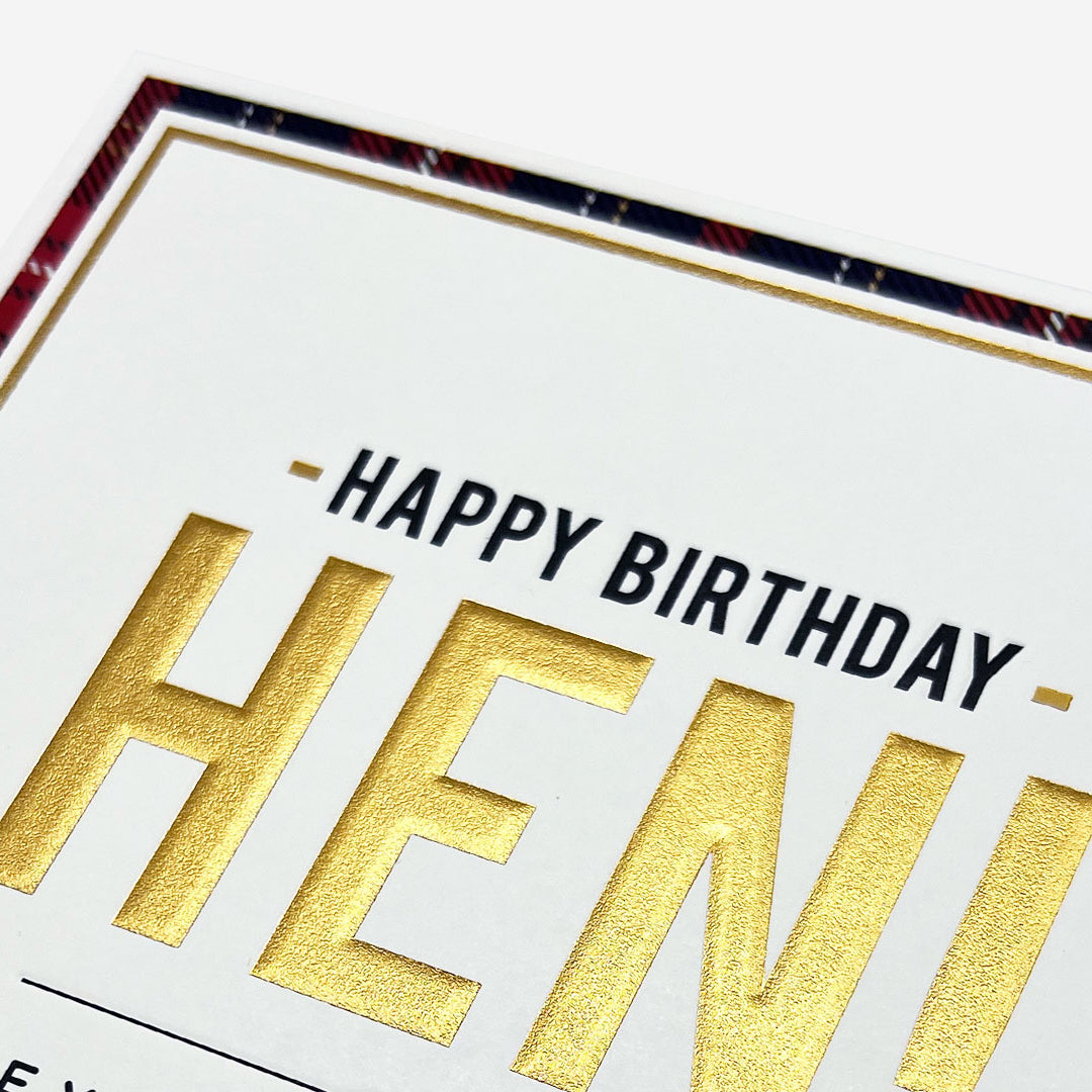 Happy Birthday Hen Card