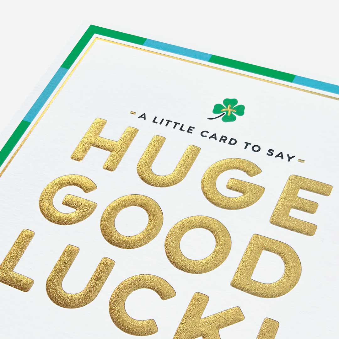 Green Stripe Good Luck Clover