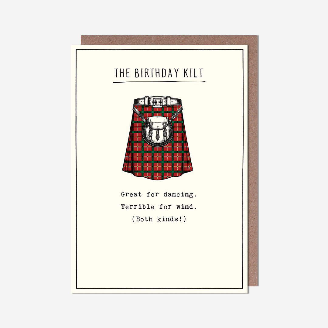 Birthday Kilt Card