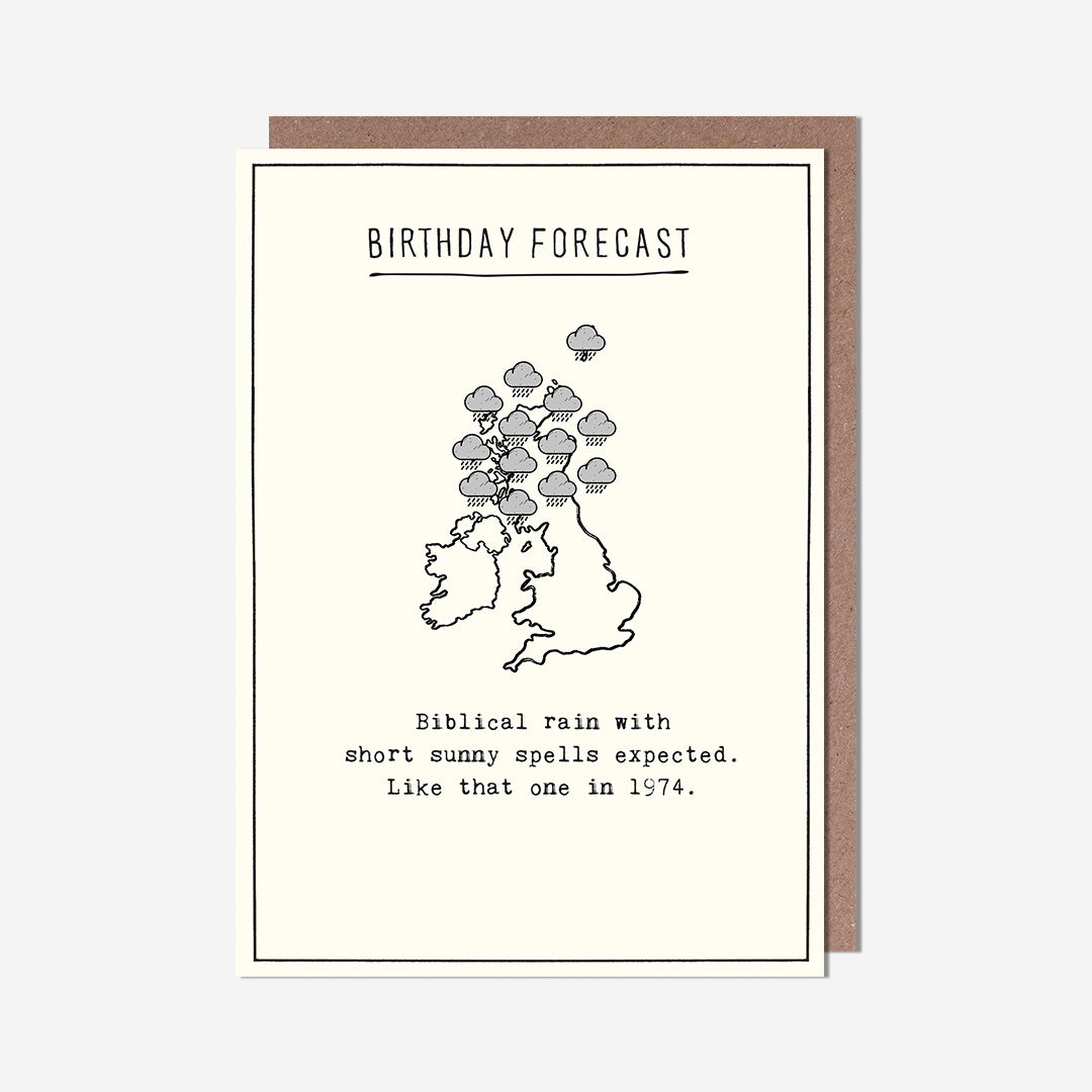Scottish Birthday Forecast Card