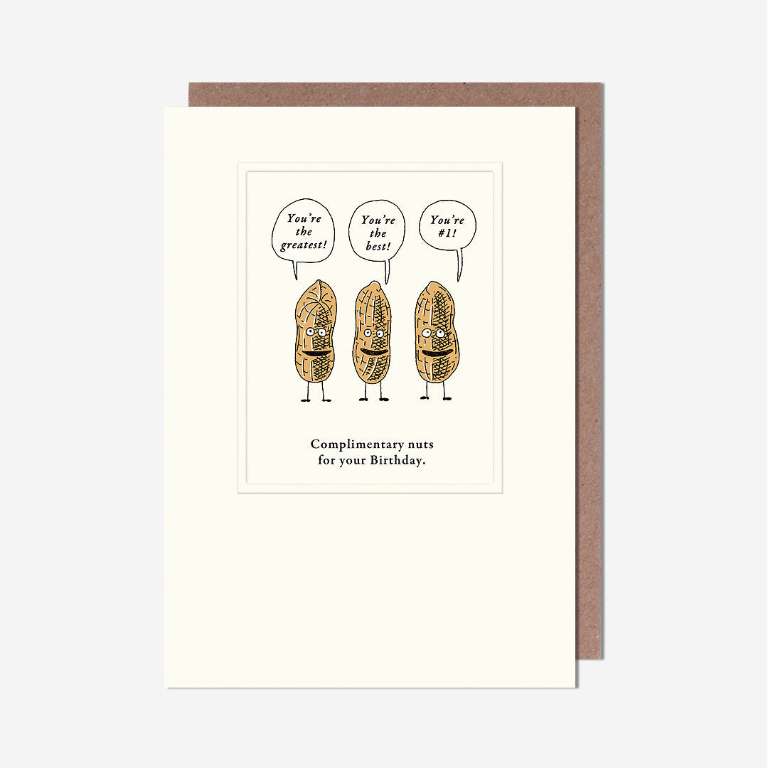 Complimentary Nuts Birthday Card