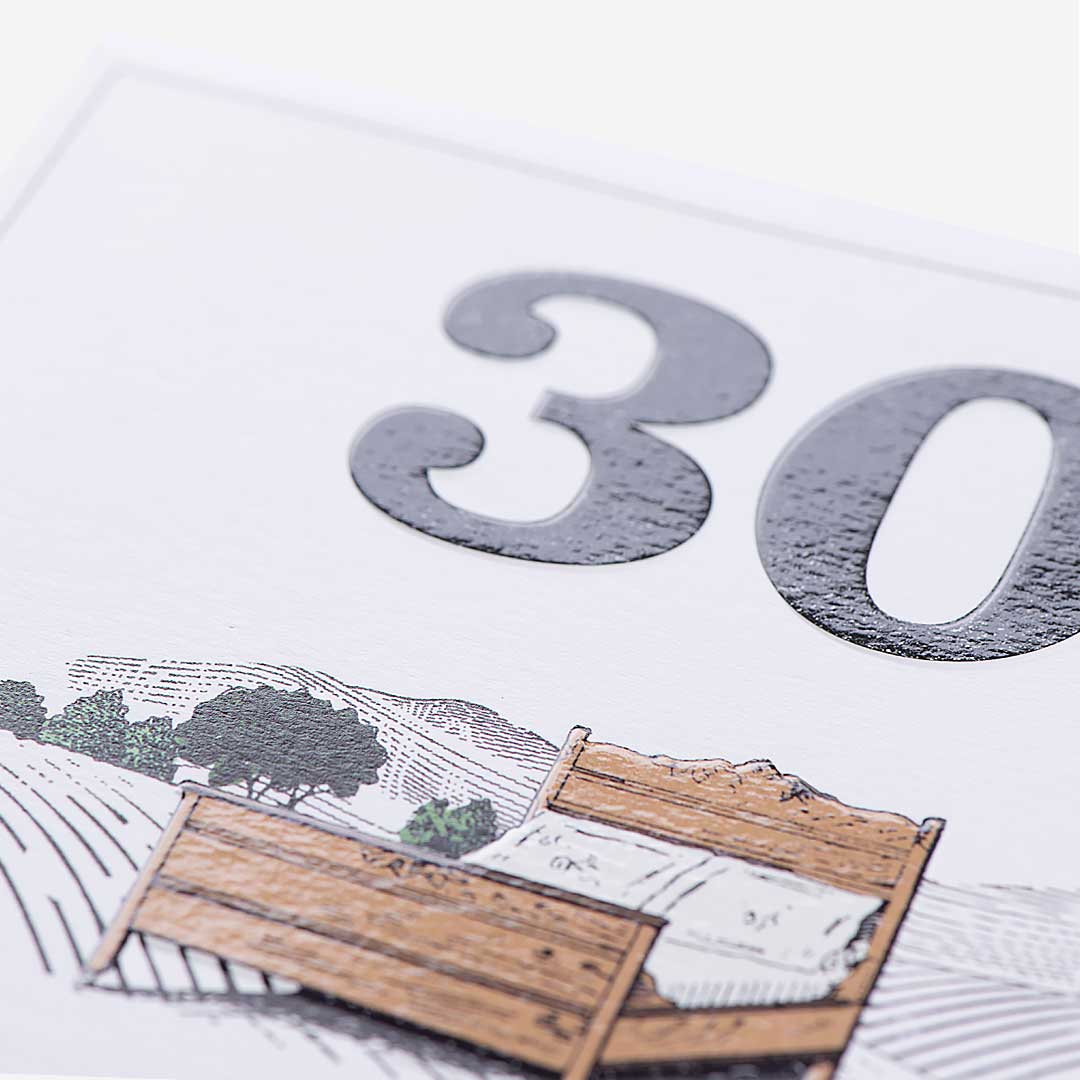 30 Two Day Hangover 30th Birthday Card