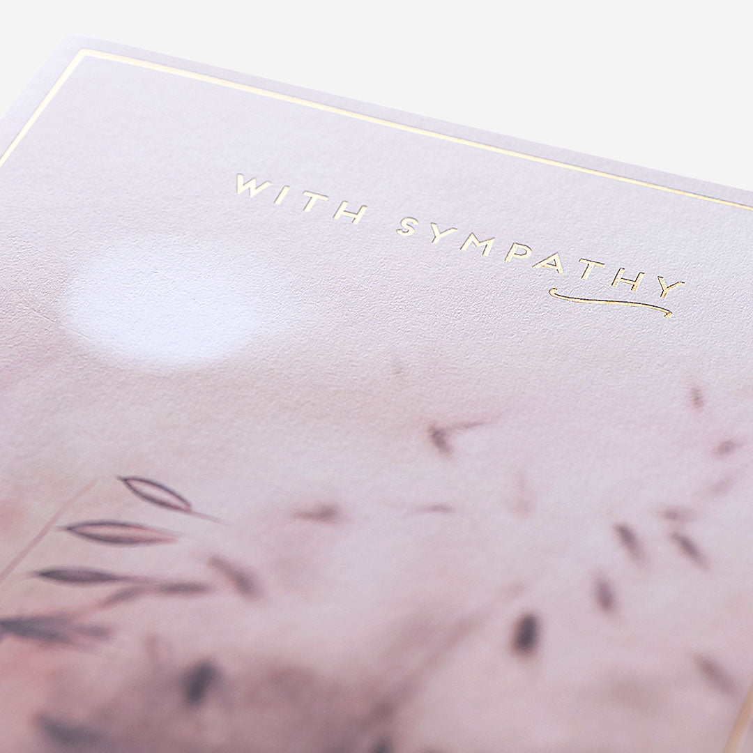 With Sympathy Card