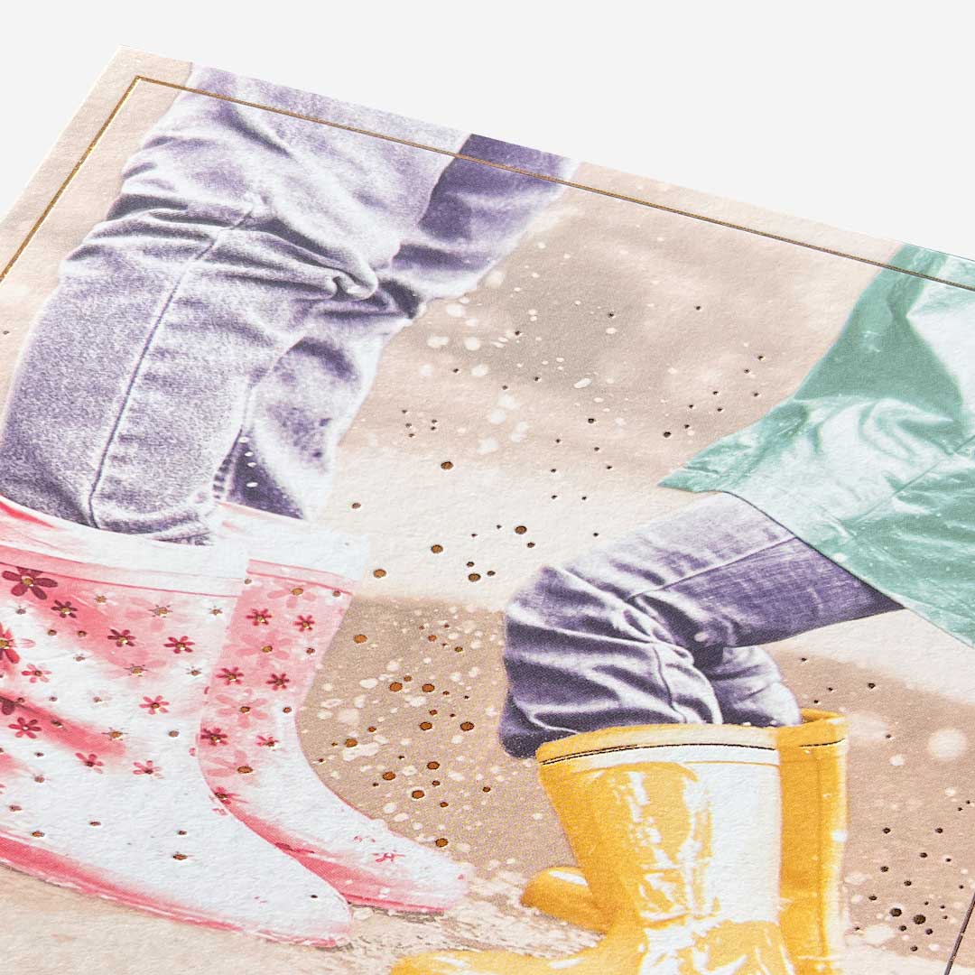 Making Memories Wellies In The Rain General Card