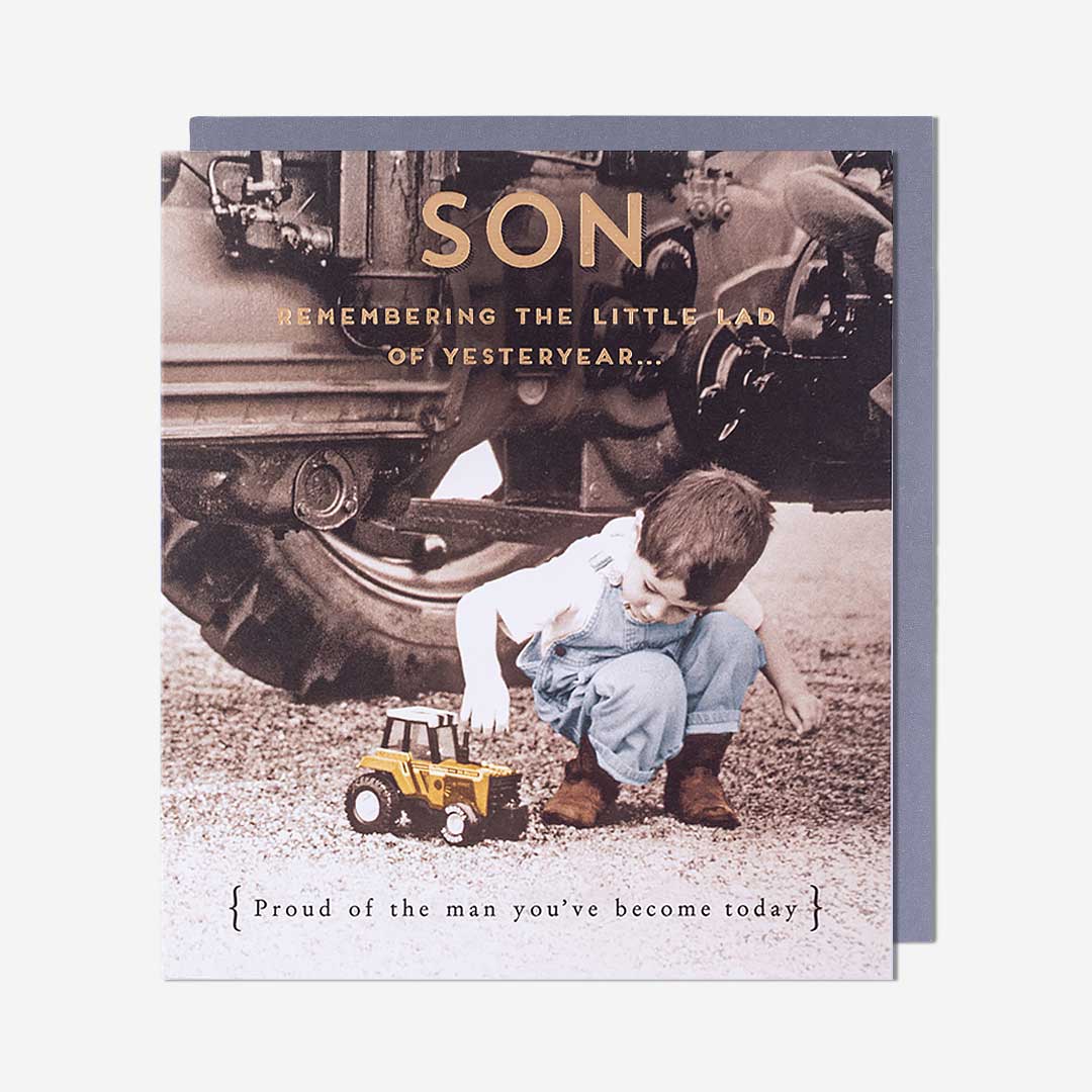 Man You've Become Today Son Birthday Card