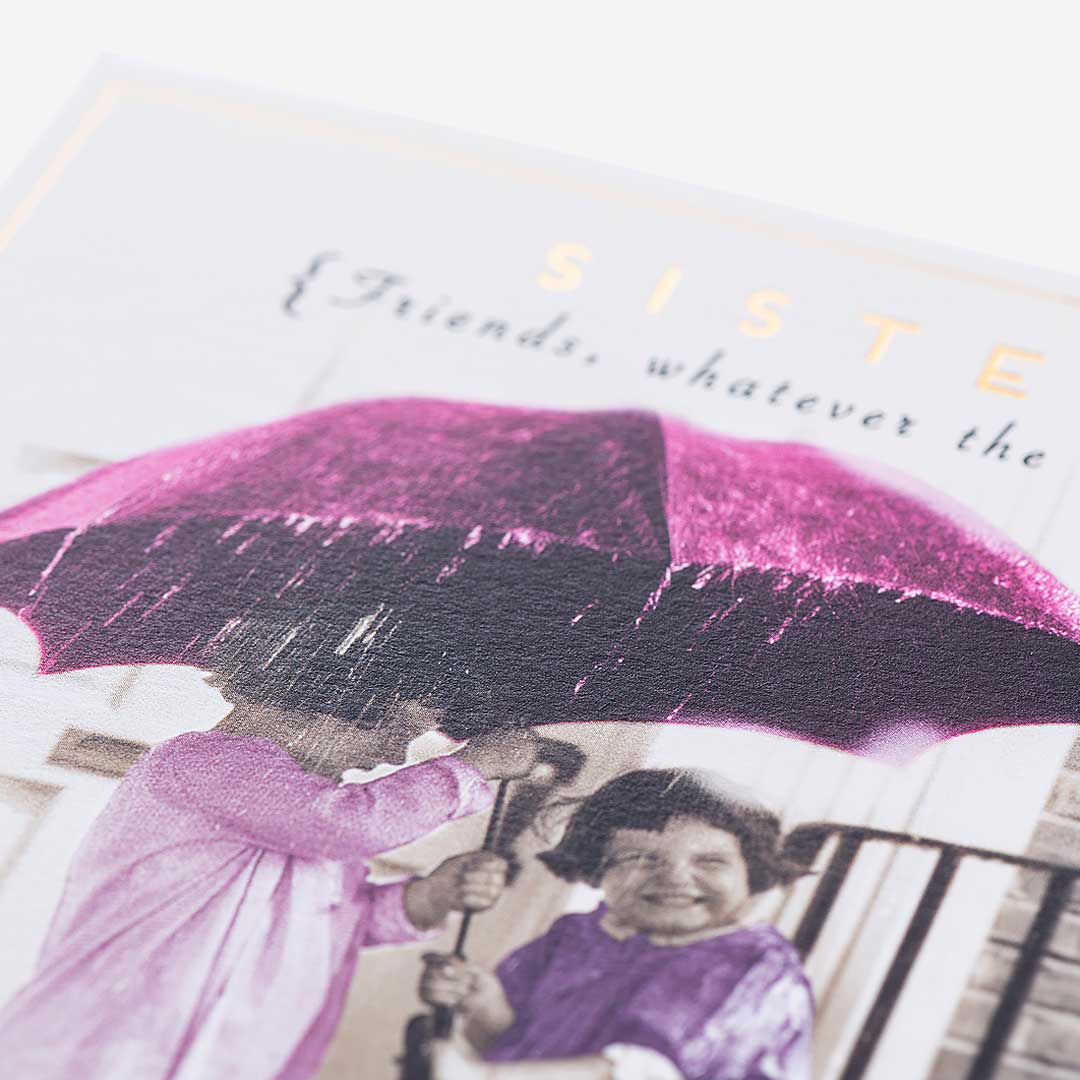 Friends Whatever The Weather Sister Birthday Card