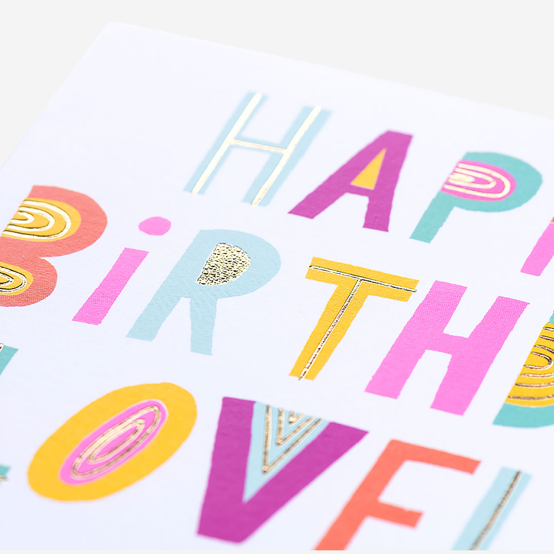 Lovely Lady Birthday Card