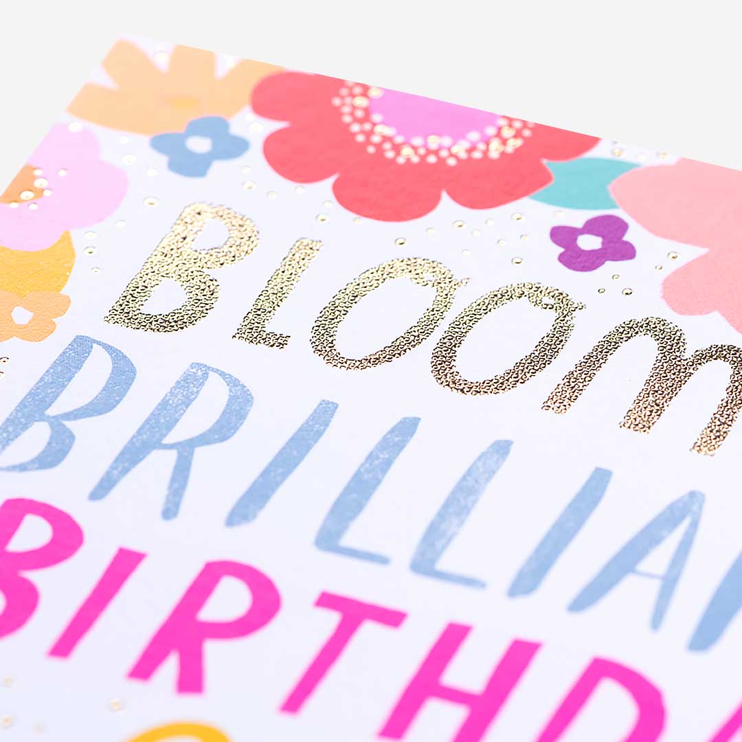 Blooming Brilliant Birthday Girl Card