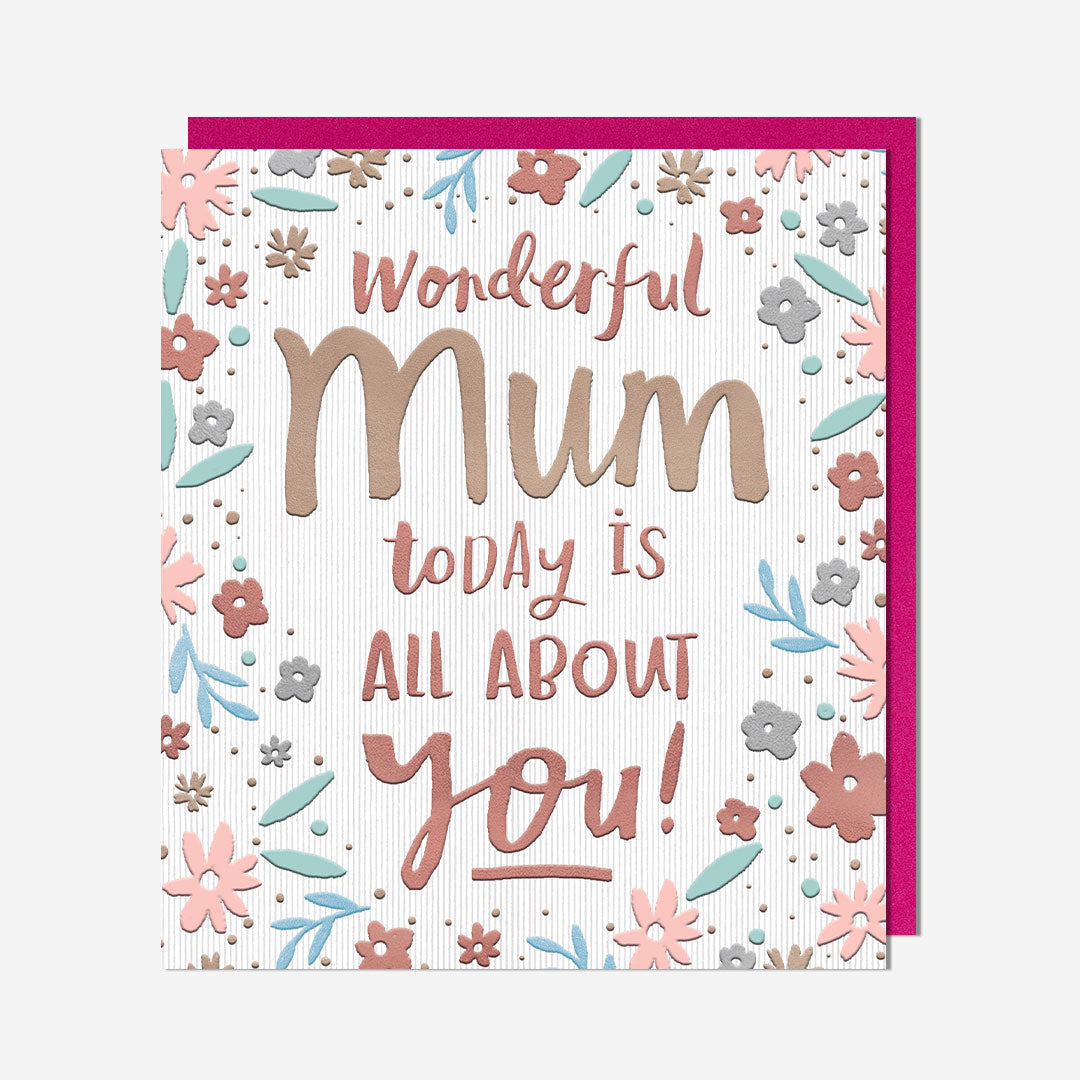 Wonderful Mum Floral Card