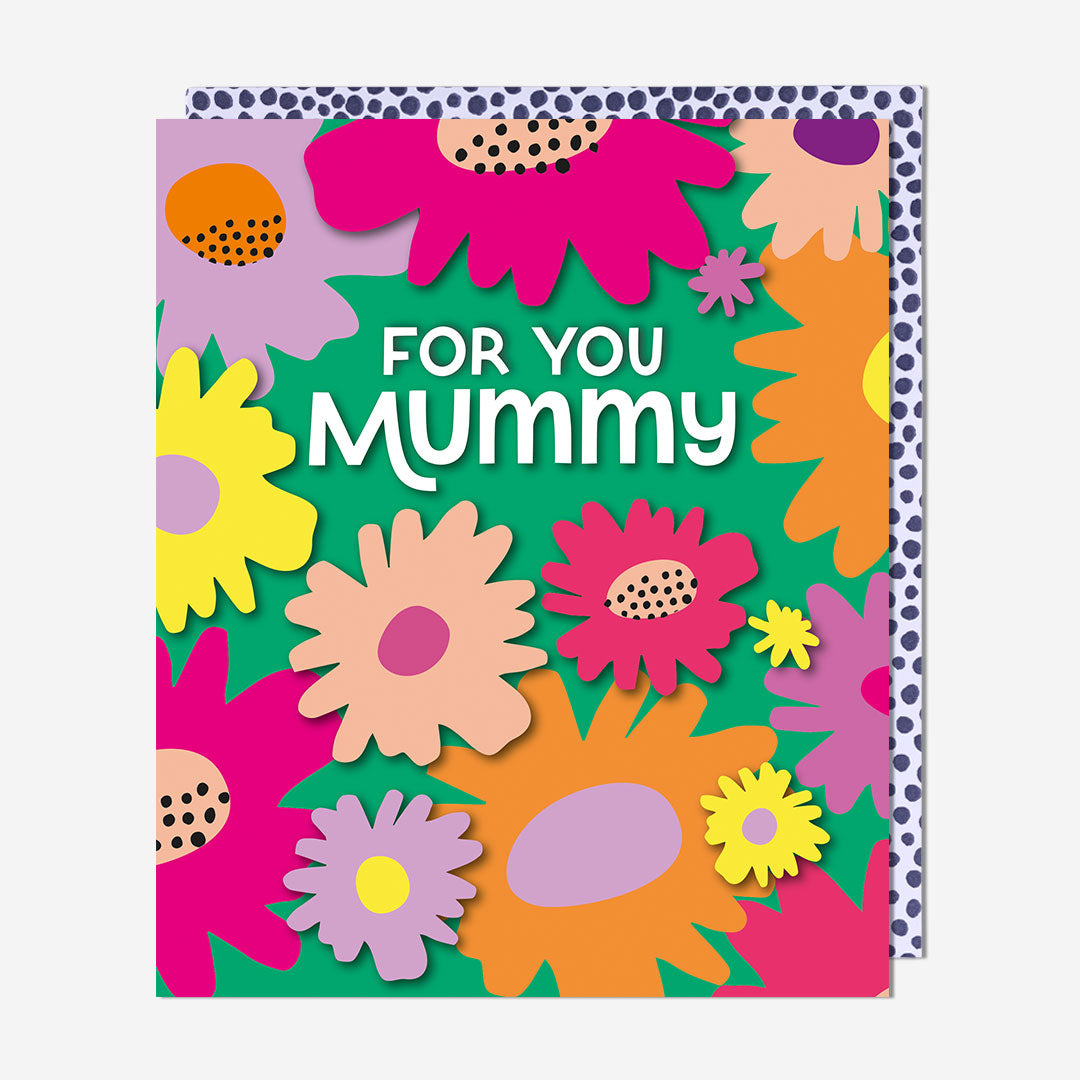 Green Floral Mummy Card