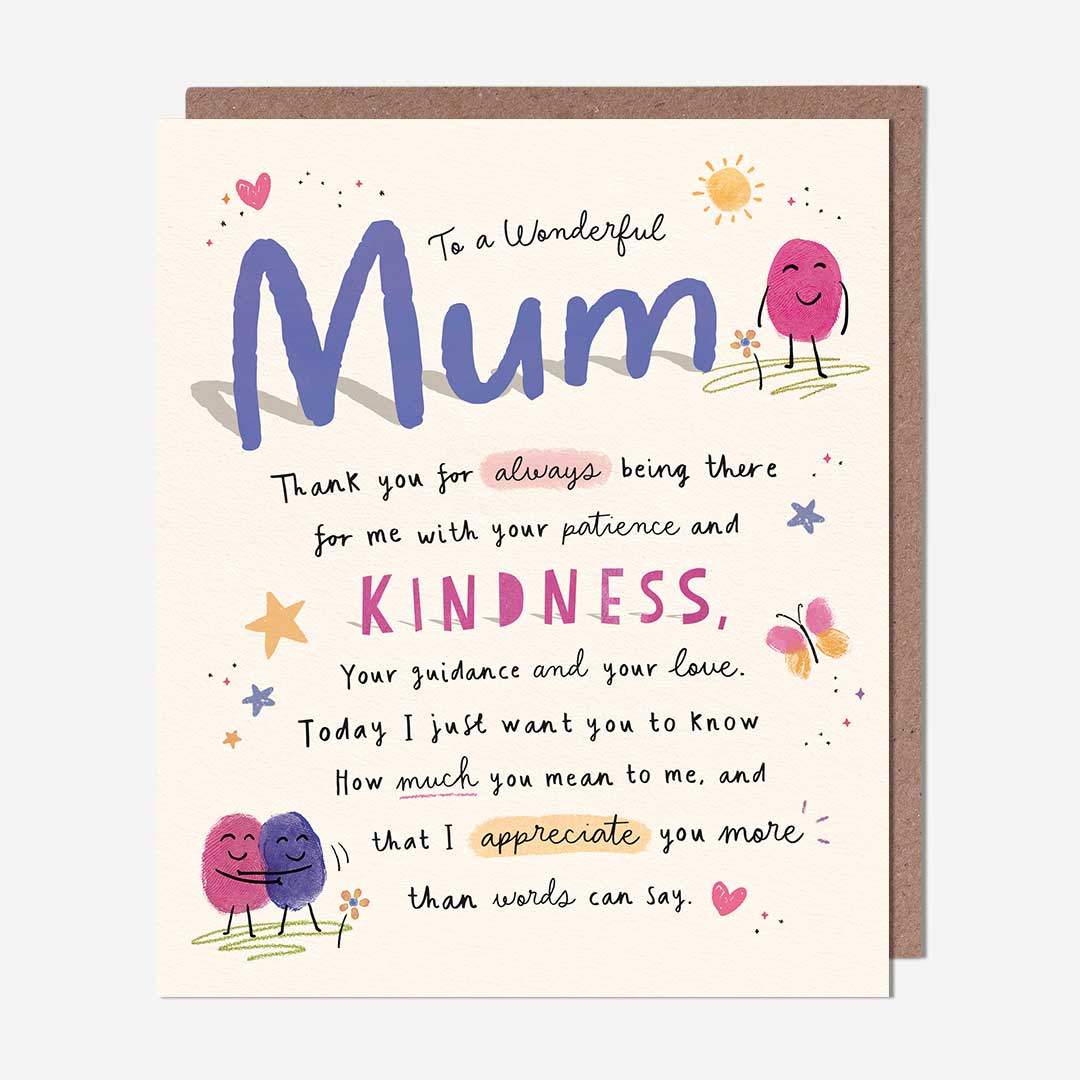 Wonderful patient and kind Mum Card
