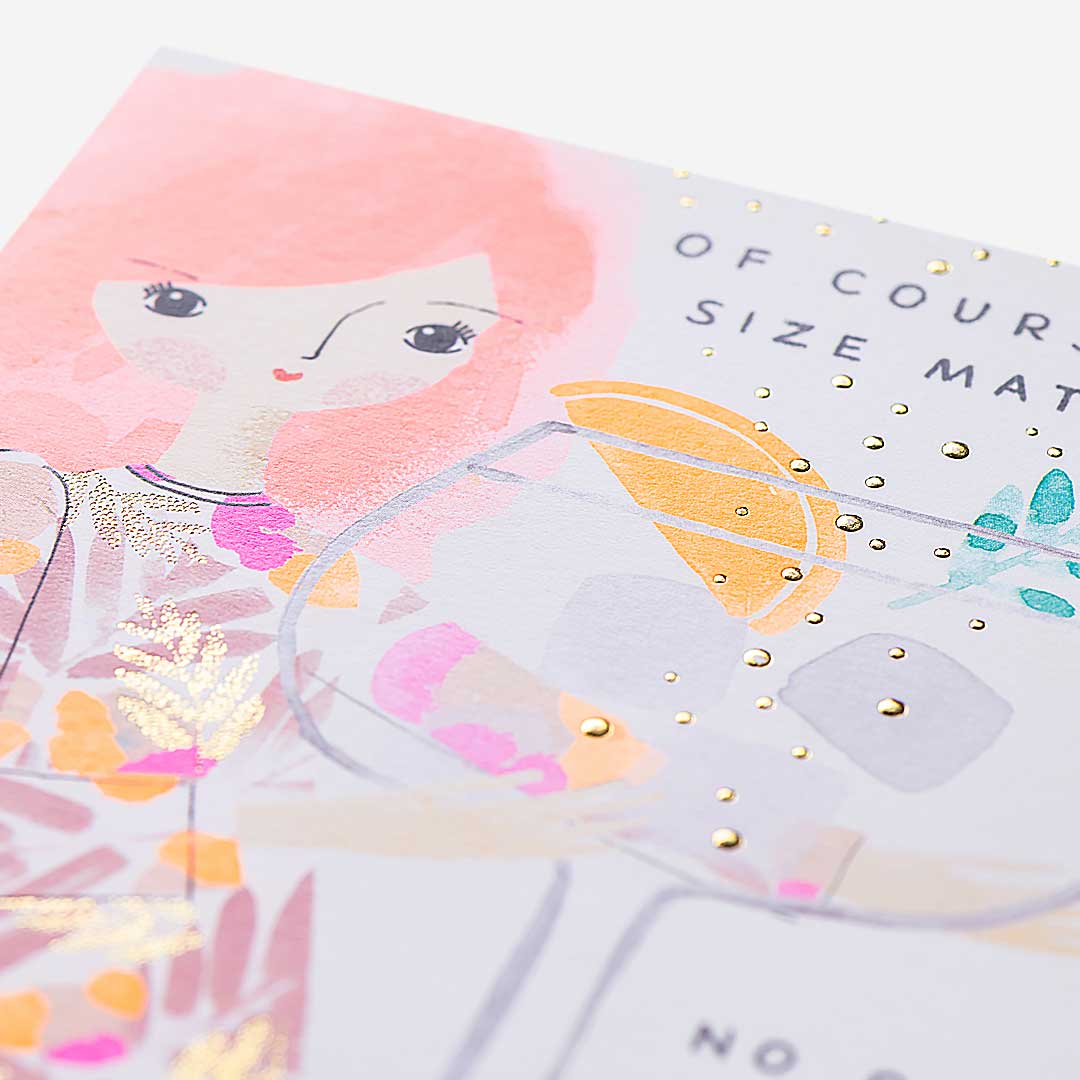 Size Matters No One Wants A Small Gin General Card