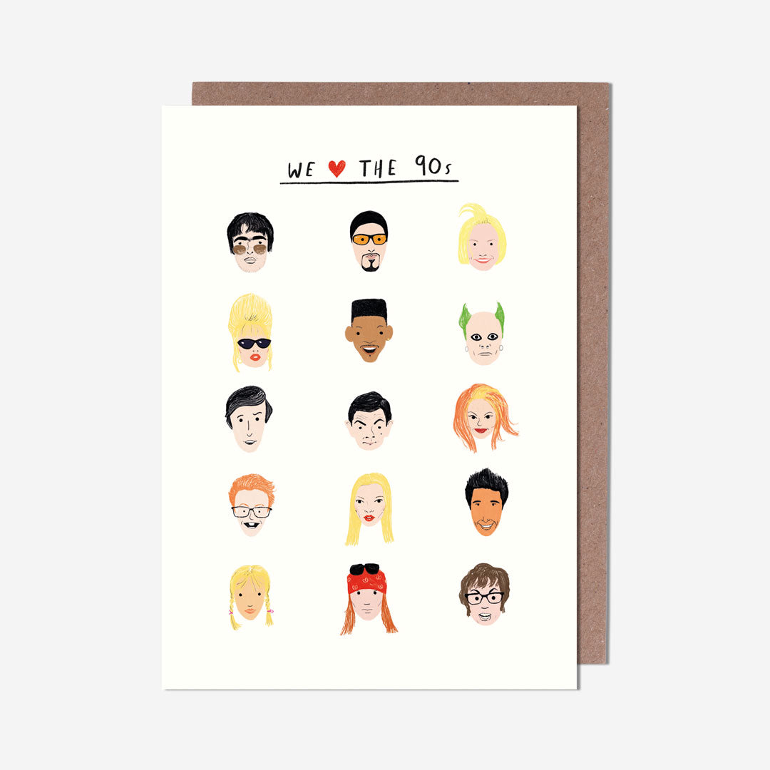 We Love The 90'S General Card