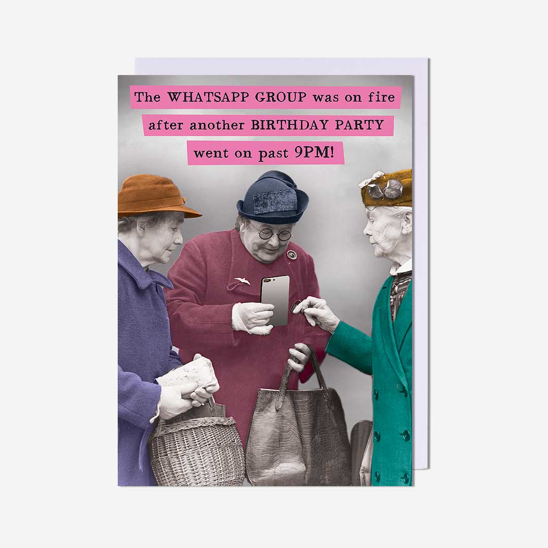 Whatsapp Group Past 9pm Birthday Card