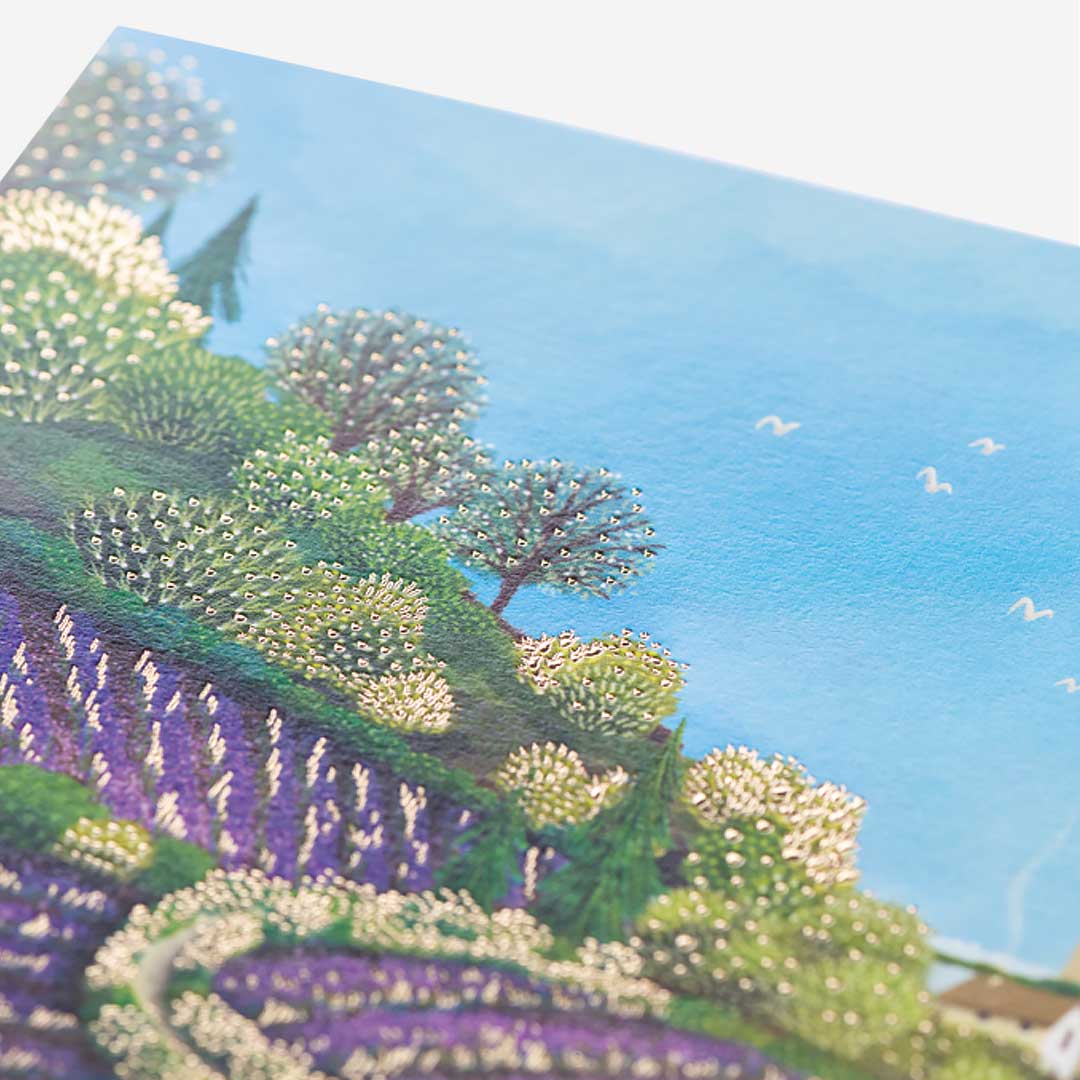 Lavendar Fields General Card