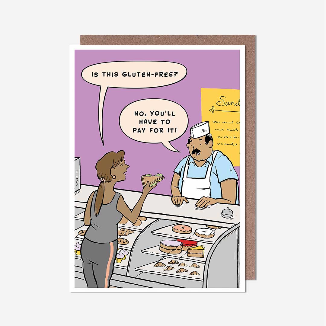 Gluten-Free Bakery Birthday Card