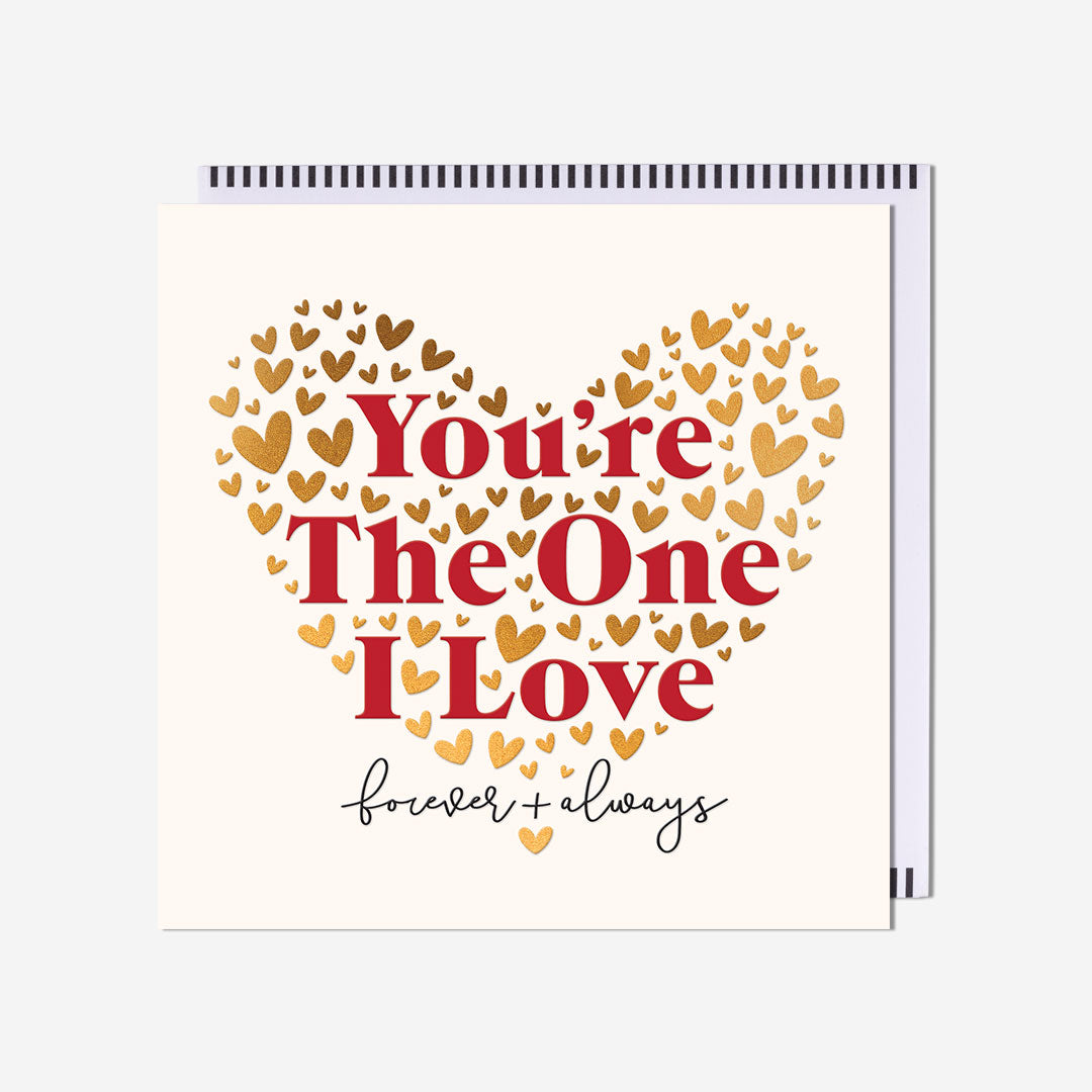 You're The One, Always & Forever Card