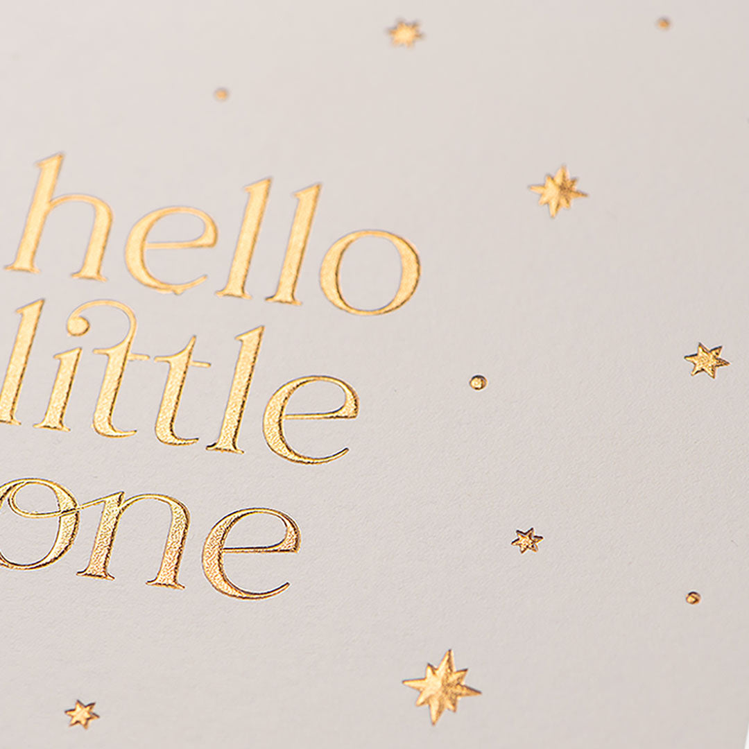 Hello Little One New Baby Card