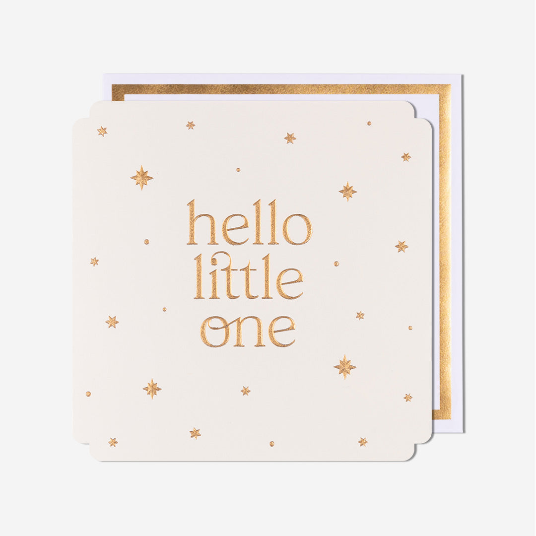 Hello Little One New Baby Card